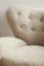 Set of Sahara Sheepskin the Tired Man Lounge Chair by Lassen 3