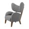 Grey Sahco Zero Smoked Oak My Own Chair Lounge Chairs by Lassen, Set of 2 2