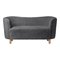 Antrachite Sheepskin and Natural Oak Mingle Sofa by Lassen 2