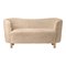 Honey Sheepskin and Natural Oak Mingle Sofa by Lassen 2