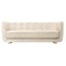 Moonlight Sheepskin and Natural Oak Vilhelm Sofa by Lassen 1