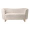 Moonlight Sheepskin and Natural Oak Mingle Sofa by Lassen, Image 2