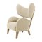 Poltrone Sahco Zero My Own Chair beige di Lassen, set di 2, Immagine 2