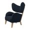 Blue Raf Simons Vidar 3 Natural Oak My Own Chair Lounge Chair by Lassen, Set of 2 2