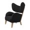 Black Raf Simons Vidar3 Natural Oak My Own Chair Lounge Chair by Lassen, Set of 2 2