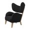 Black Raf Simons Vidar3 Natural Oak My Own Chair Lounge Chair by Lassen, Set of 2, Image 2