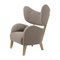 Beige Raf Simons Vidar 3 Natural Oak My Own Lounge Chairs by Lassen, Set of 2 2