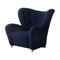 Blue Hallingdal the Tired Man Lounge Chair by Lassen, Set of 2, Image 3