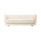 Off White Sheepskin and Natural Oak Vilhelm Sofa by Lassen 1