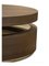 Walnut and Brass Ego Coffee Table by LK Edition, Image 3