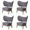 Lounge Chairs by Mazo Design, Set of 4 1