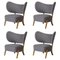 Lounge Chairs by Mazo Design, Set of 4 2