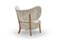 Moonlight Sheepskin Tmbo Lounge Chairs by Mazo Design, Set of 4, Image 5
