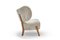Moonlight Sheepskin Tmbo Lounge Chairs by Mazo Design, Set of 4, Image 4