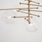 RD15 12 Arms Polished Nickel Hanging Light by Schwung 7
