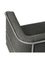 Gray Modernist Three-Seater Sofa by Kristina Dam Studio 3