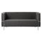 Gray Modernist Two-Seater Sofa by Kristina Dam Studio 1