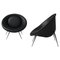 Leatherette Lounge Chairs by Imperfettolab, Set of 2, Image 1