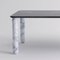 Large Black and White Marble Sunday Dining Table by Jean-Baptiste Souletie 3