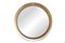 Miroir Vintage Rond Noir en Laiton 6