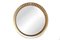 Vintage Round Brass Back-Lit Mirror 6