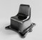 Chaise Melting en Chrome Noir par Philipp Aduatz 2