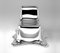 Chaise Melting en Chrome Noir par Philipp Aduatz 8