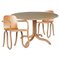 Mesa de comedor Kolho Original y sillas naturales de Made by Choice. Juego de 3, Imagen 1