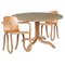 Mesa de comedor Kolho Original y sillas naturales de Made by Choice. Juego de 3, Imagen 2