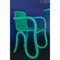 Spectrum Green Kolho Original Dining Chairs and Table by Made by Choice, Set of 3 3