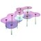 Table Basse en Verre par Sebastian Scherer, Set de 3 1