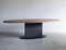 Opium Oval Table with Steel Base by Van Rossum 5