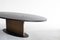 Opium Oval Table with Brass Detail by Van Rossum 4