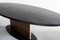 Opium Oval Table with Brass Detail by Van Rossum 3