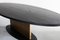 Opium Oval Table with Brass Detail by Van Rossum, Image 3