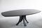 Semi-Oval Kops Slim Dining Table by Van Rossum 6