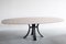 Semi-Oval Kops Slim Dining Table by Van Rossum, Image 2