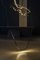 Lampe à Suspension Ophelia Sculptée en Laiton Blanc Mat par Morghen Studio 13