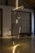 Lampe à Suspension Ophelia Sculptée en Laiton Blanc Mat par Morghen Studio 9