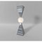 Lámpara de pie Olympic 67 de ónix blanco y reloj de arena de Sissy Daniele. Juego de 2, Imagen 10