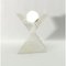 Lámpara de pie Olympic 67 de ónix blanco y reloj de arena de Sissy Daniele. Juego de 2, Imagen 3