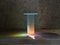Isola Dichroic Satin Glass T Side Table by Brajak Vitberg 4