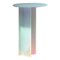 Isola Dichroic Satin Glass T Side Table by Brajak Vitberg, Image 1