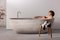 Large Stone Bathtub by Studio Loho 6