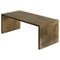 Brass on Oak Trama Coffee Table by Francesco Perini 1