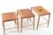 Vintage Danish Teak & Oak Nesting Tables, Image 8