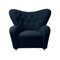 Fauteuils Sahco Zero the Tired Man Bleus par Lassen, Set de 4 2