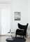 Black Raf Simons Vidar3 Natural Oak My Own Chair Lounge Chair by Lassen, Set of 4, Image 3
