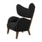Black Raf Simons Vidar 3 Smoked Oak My Own Chair Lounge Chair by Lassen, Set of 4, Image 2