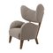 Sillón Raf Simons Vidar 3 de roble ahumado en beige de Lassen. Juego de 4, Imagen 2